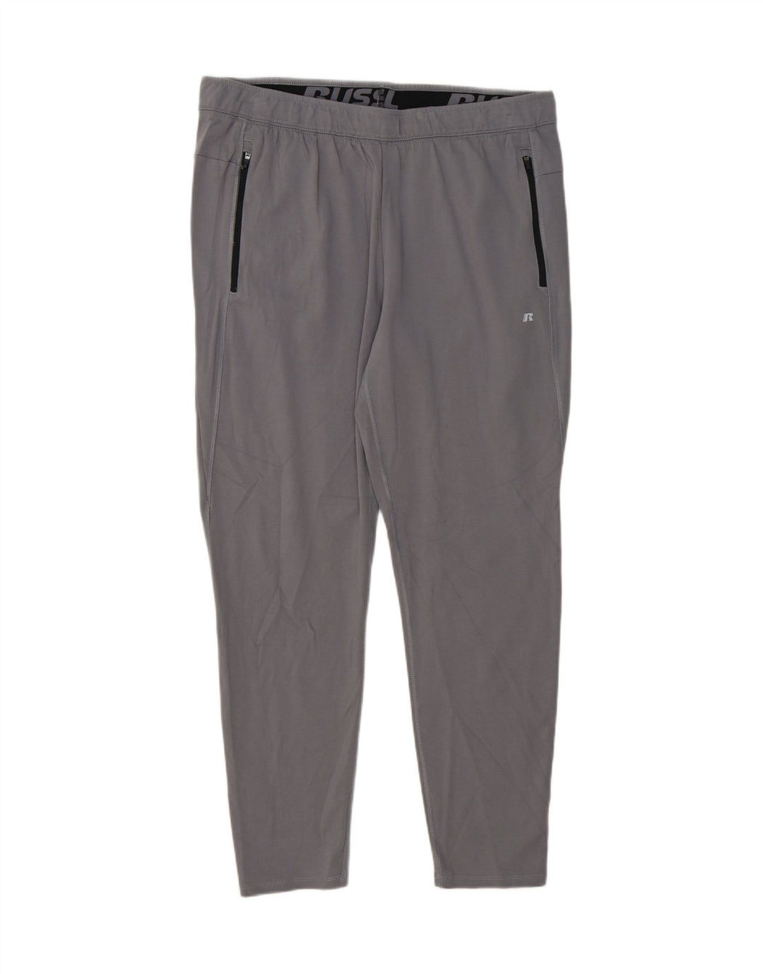RUSSELL ATHLETIC Mens Tracksuit Trousers XL Grey Nylon Vintage Russell Athletic and Second-Hand Russell Athletic from Messina Hembry 