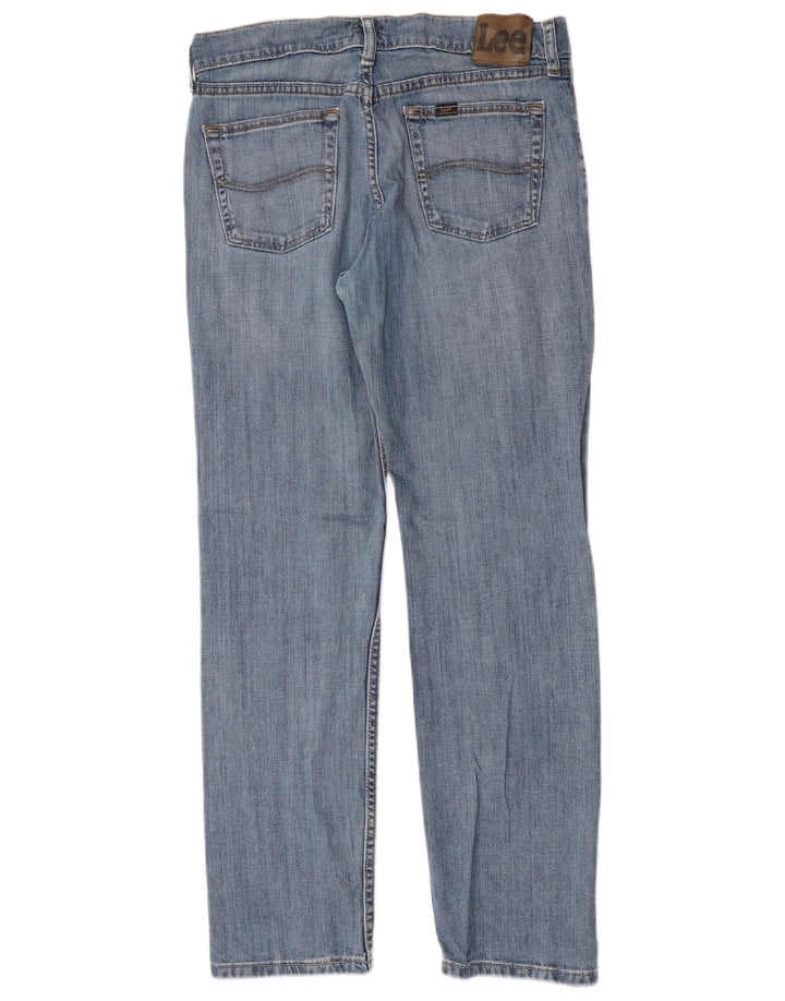 Lee Herren Slim Jeans W31 L30 Blaue Baumwolle