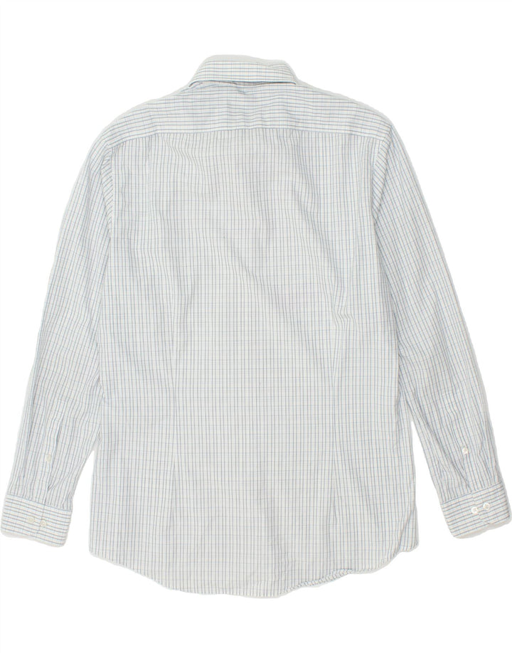 DKNY Mens Slim Fit Shirt Large Grey Check Cotton Vintage Dkny and Second-Hand Dkny from Messina Hembry 