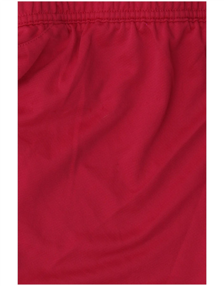 ADIDAS Damen Sportshorts UK 12/14 Mittelrosa Polyester