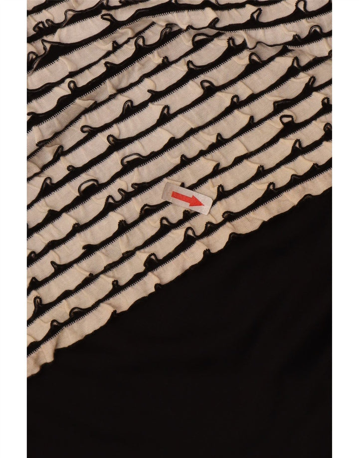 Ärmelloses Basic-Kleid für Damen von Zara, Gr. 8, klein, schwarz gestreift