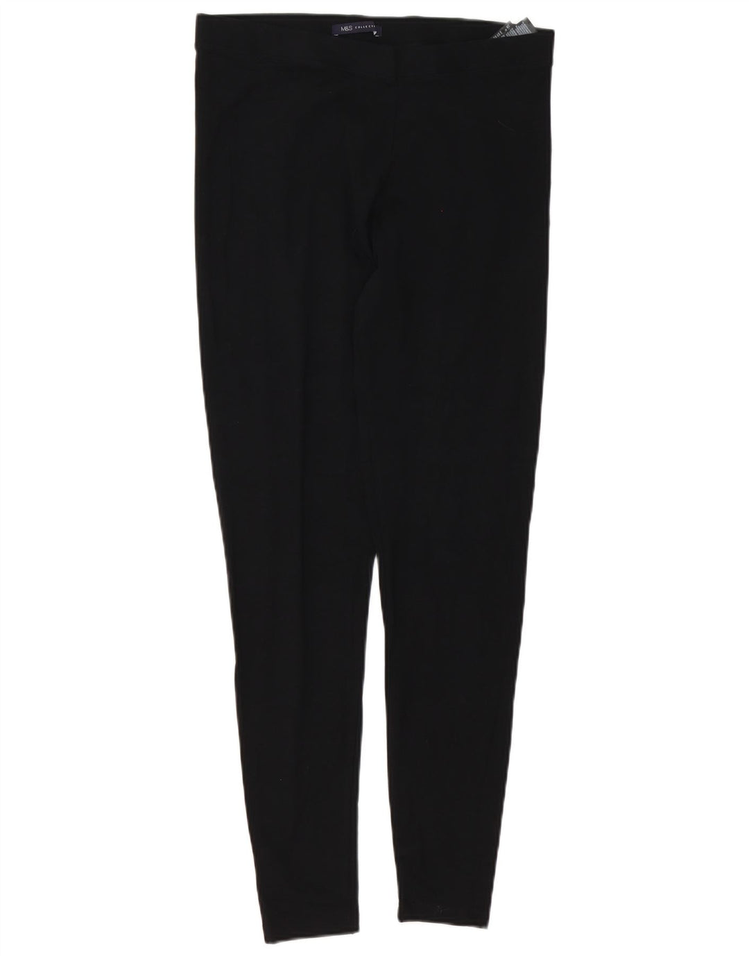 Marks & Spencer Damen Leggings UK 14 Große schwarze Baumwolle