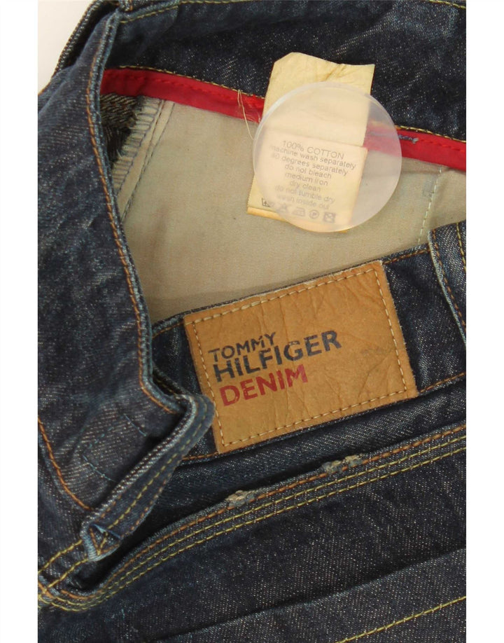 Tommy Hilfiger Damen Straight Jeans W27 L34 Blaue Baumwolle