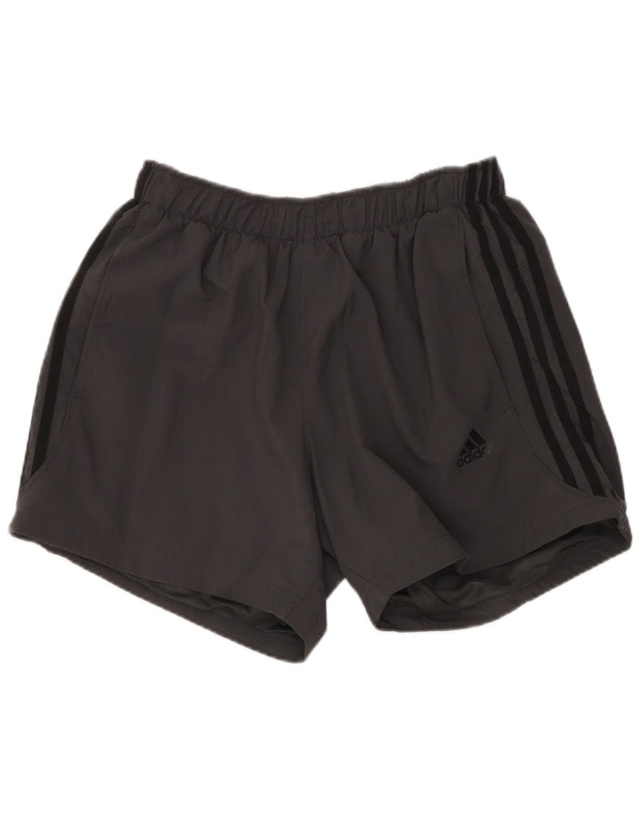 Adidas Herren Regular Sport Shorts Medium W30 L4 Grau Polyester Sport