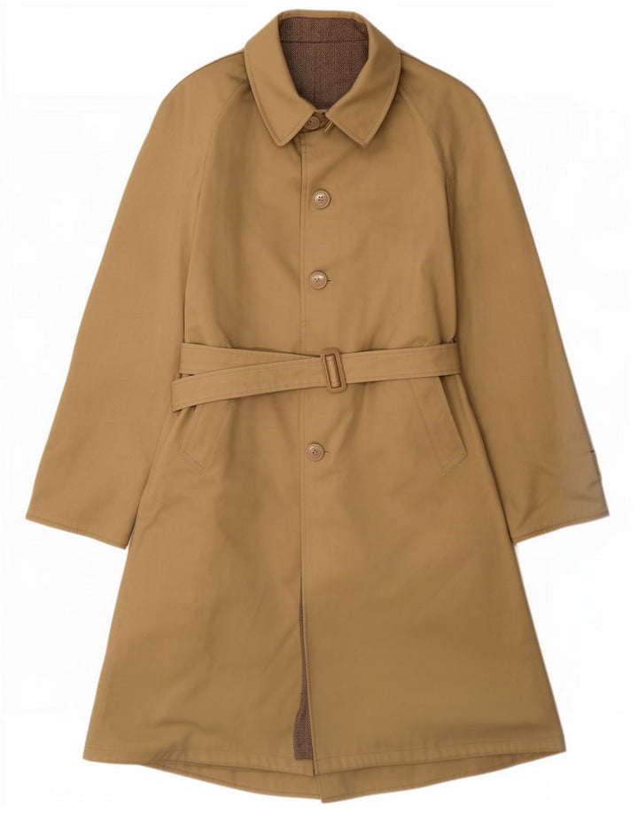 Vintage Herren Wendemantel UK 36 Small Beige