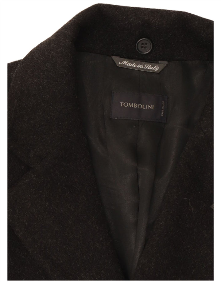 Tombolini Herrenmantel IT 50 Large Grau Wolle Klassisch