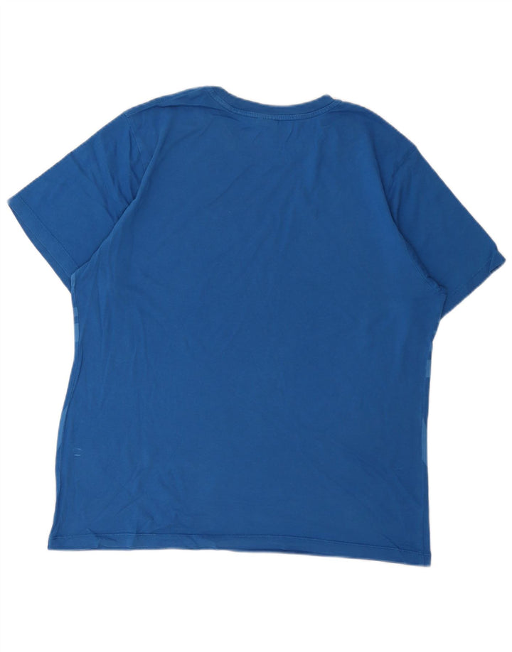 North Sails Herren-T-Shirt mit Grafik, Größe L, Blau, Baumwolle