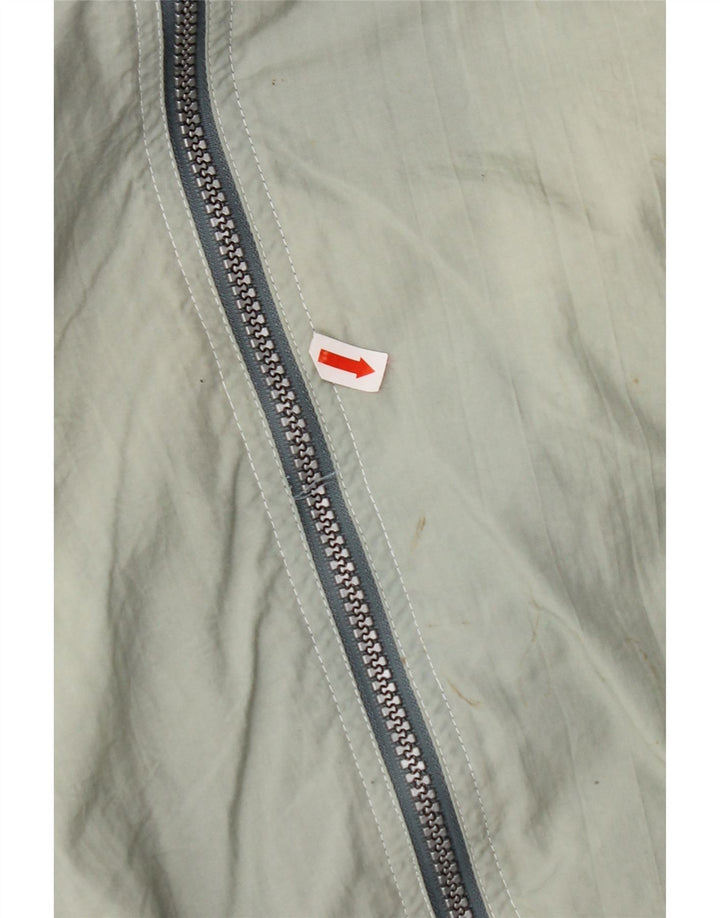 VINTAGE Herren-Trainingsanzug-Top-Jacke, groß, grün, Farbblock