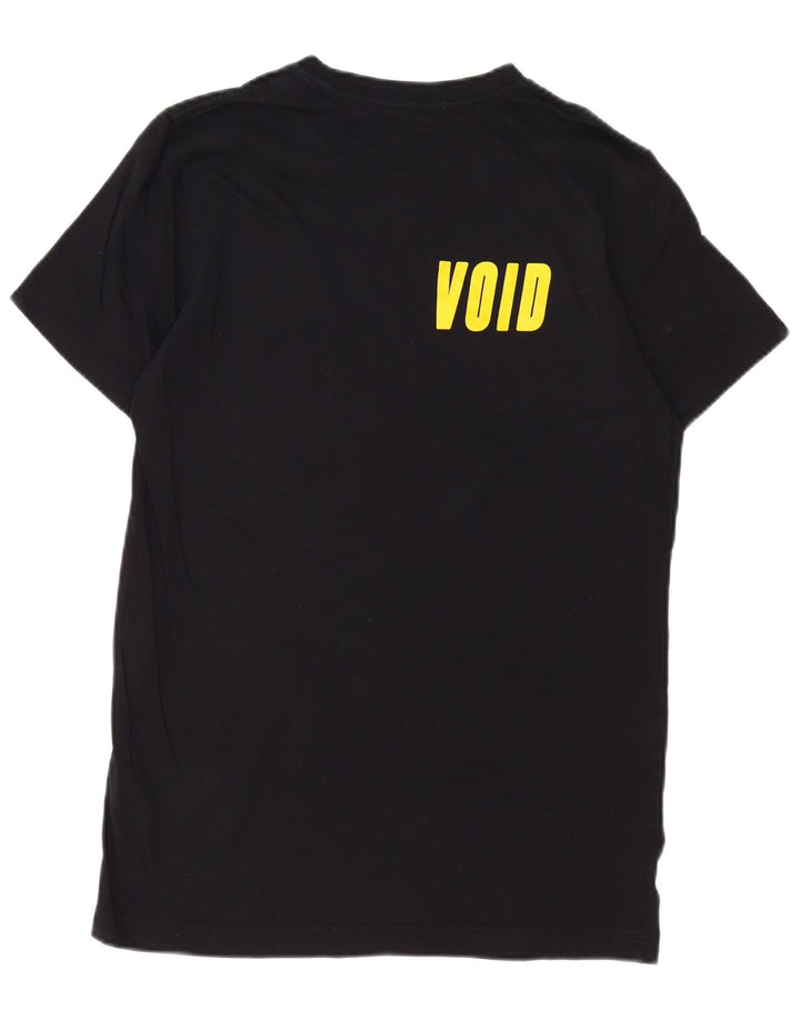DIESEL Herren-T-Shirt mit Grafik, groß, aus schwarzer Baumwolle