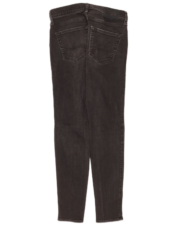 Hollister Damen Skinny Jeans W30 L32 Schwarze Baumwolle