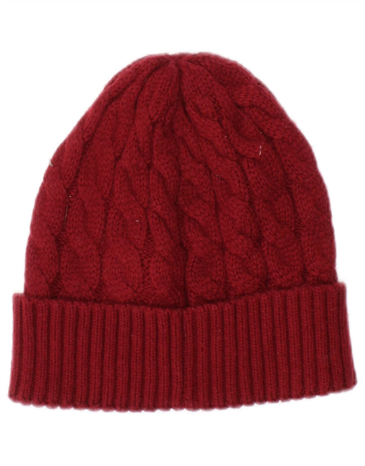 Kappa Herren-Strickmütze, Einheitsgröße, rotes Polyacryl