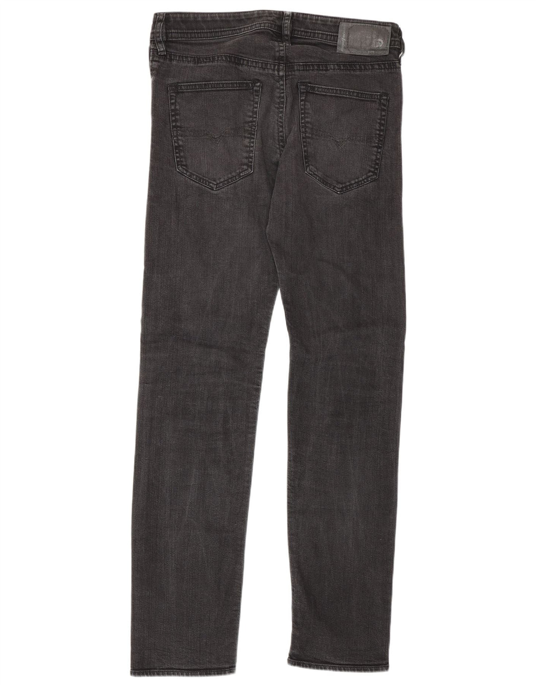 Diesel Herren Slim Jeans W30 L31 Schwarze Baumwolle