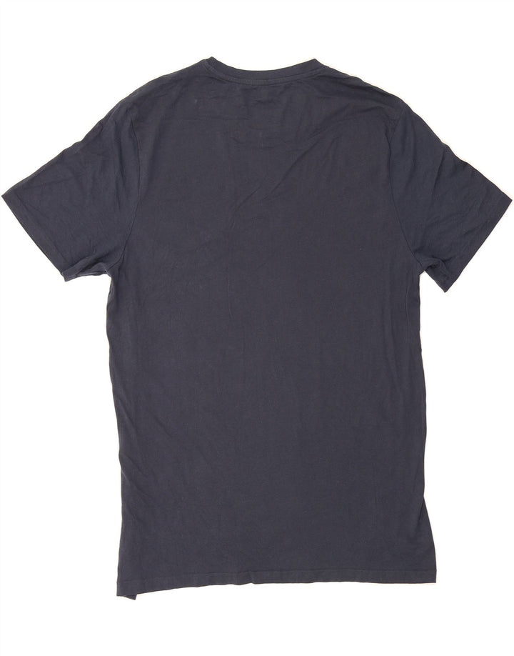 DACK'S Mens T-Shirt Top 2XL Navy Blue Vintage Dack's and Second-Hand Dack's from Messina Hembry 