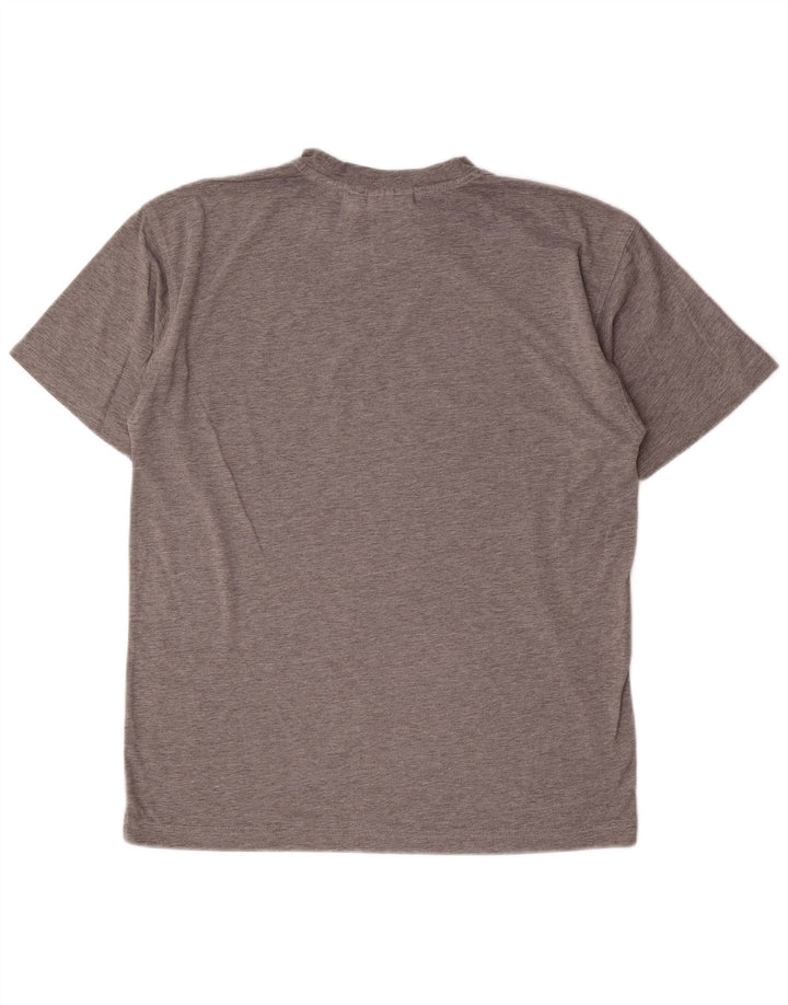 Puma Herren Grafik-T-Shirt-Oberteil Mittelgrau meliert