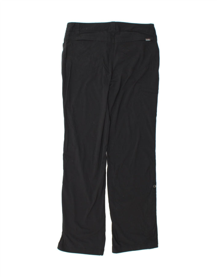 EDDIE BAUER Womens Straight Cargo Trousers US 4 Small W32 L32 Black Nylon Vintage Eddie Bauer and Second-Hand Eddie Bauer from Messina Hembry 