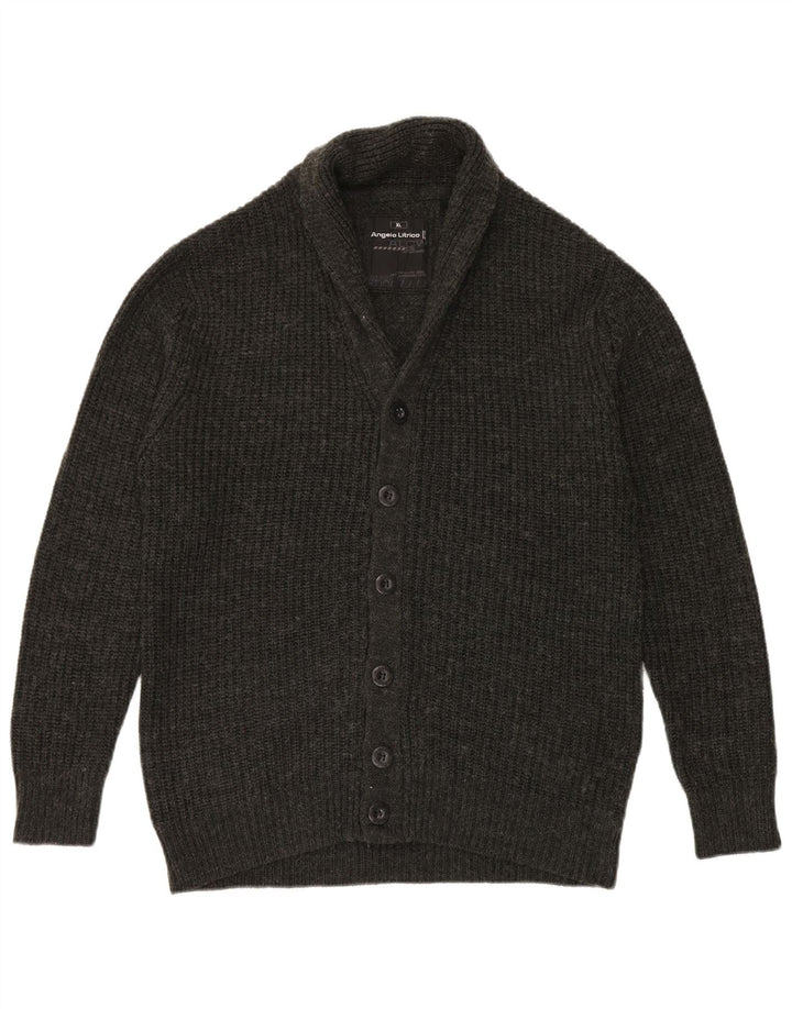 Angelo Litrico Herren Strickjacke XL Grau Acryl