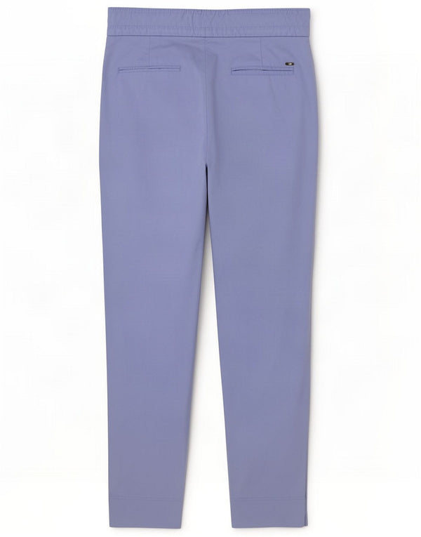 Massimo Dutti Damen Slim Chino-Hose EU 38 Small W28 L28 Blaue Viskose