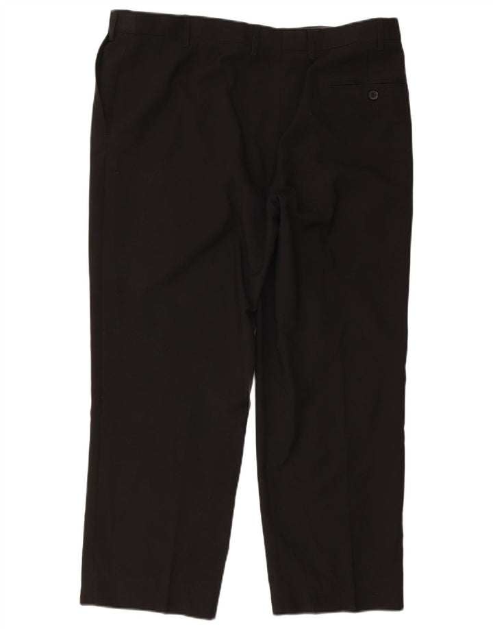 Marks & Spencer Damen-Anzughose in normaler Passform, W38, L29, Schwarz, Polyester