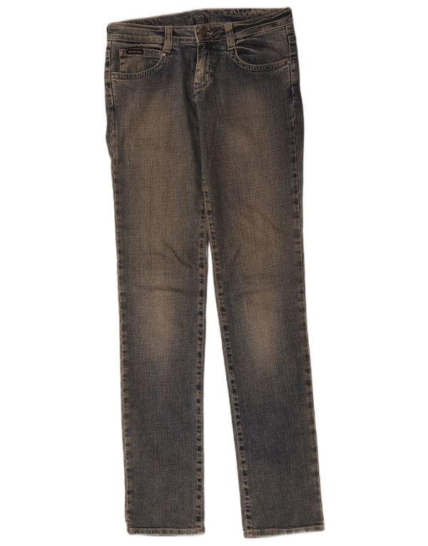 Calvin Klein Damen Slim Jeans W27 L34 Blaue Baumwolle