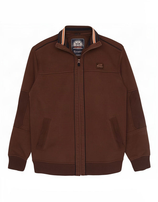 Champion Herren-Trainingsanzug-Top-Jacke, 2XL, braune Baumwolle