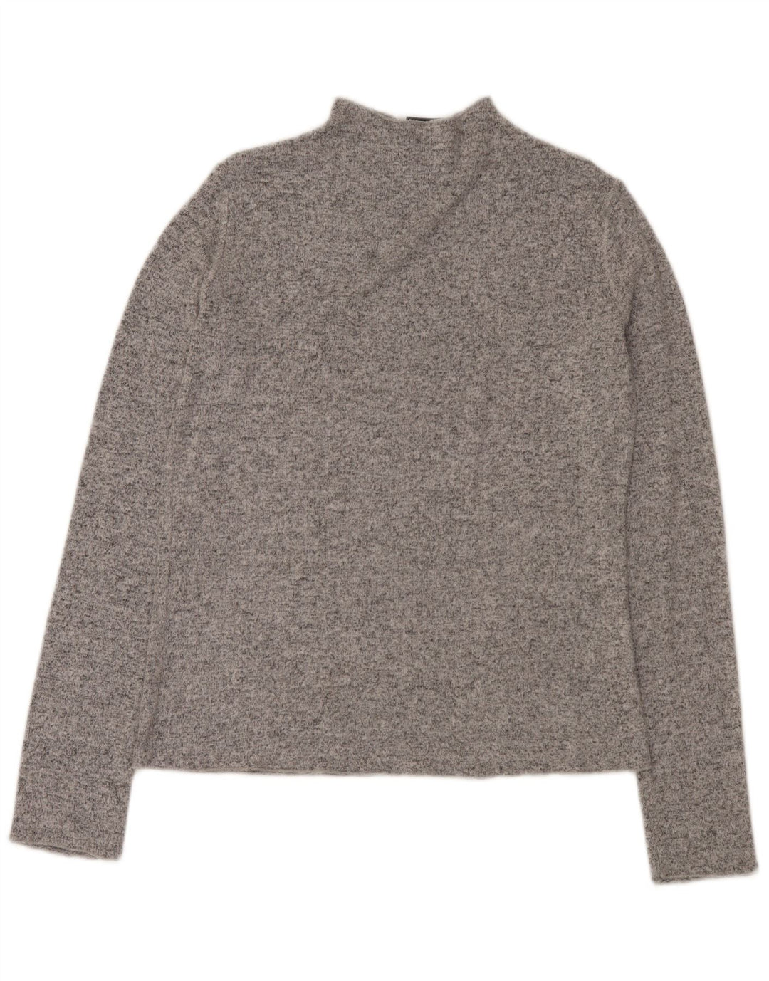 Rollkragenpullover für Damen von Zara, Gr. 40, Größe L, Grau meliert