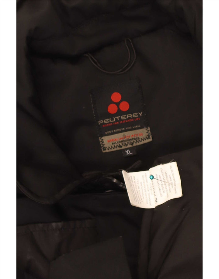 PEUTEREY Herren Windjacke UK 42 XL Schwarz Polyester