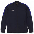 Nike Herren-Dri-Fit-Trainingsanzug-Top-Jacke, mittelgroß, Marineblau, Farbblock