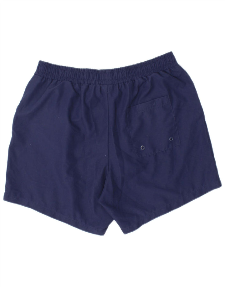 Fila Herren-Badeshorts, klein, marineblau, Farbblock-Polyester