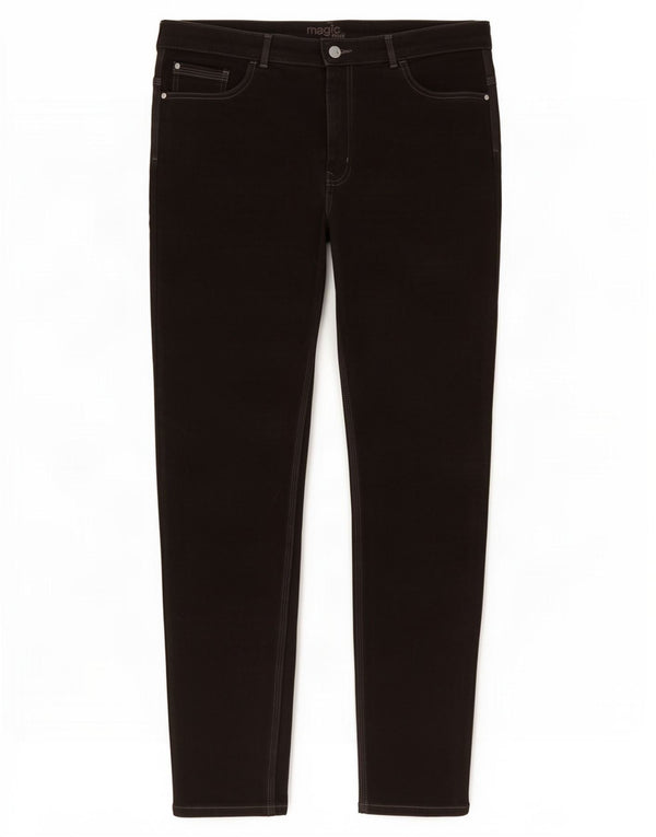 Marks & Spencer Damen Magic Skinny Jeans UK 20 2XL W40 L28 Schwarz
