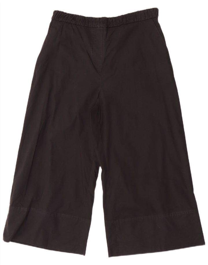 Max & Co. Damen-Caprihose mit weitem Bein, W30, L21, Schwarz