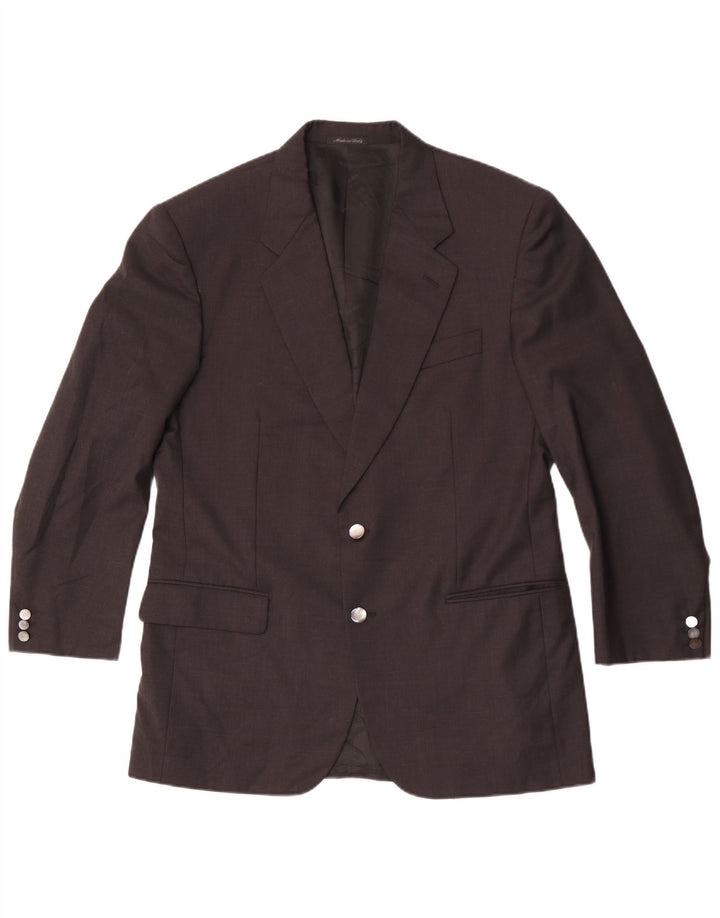 Pierre Cardin Herren-Blazer mit 2 Knöpfen, IT 50, große graue Wolle