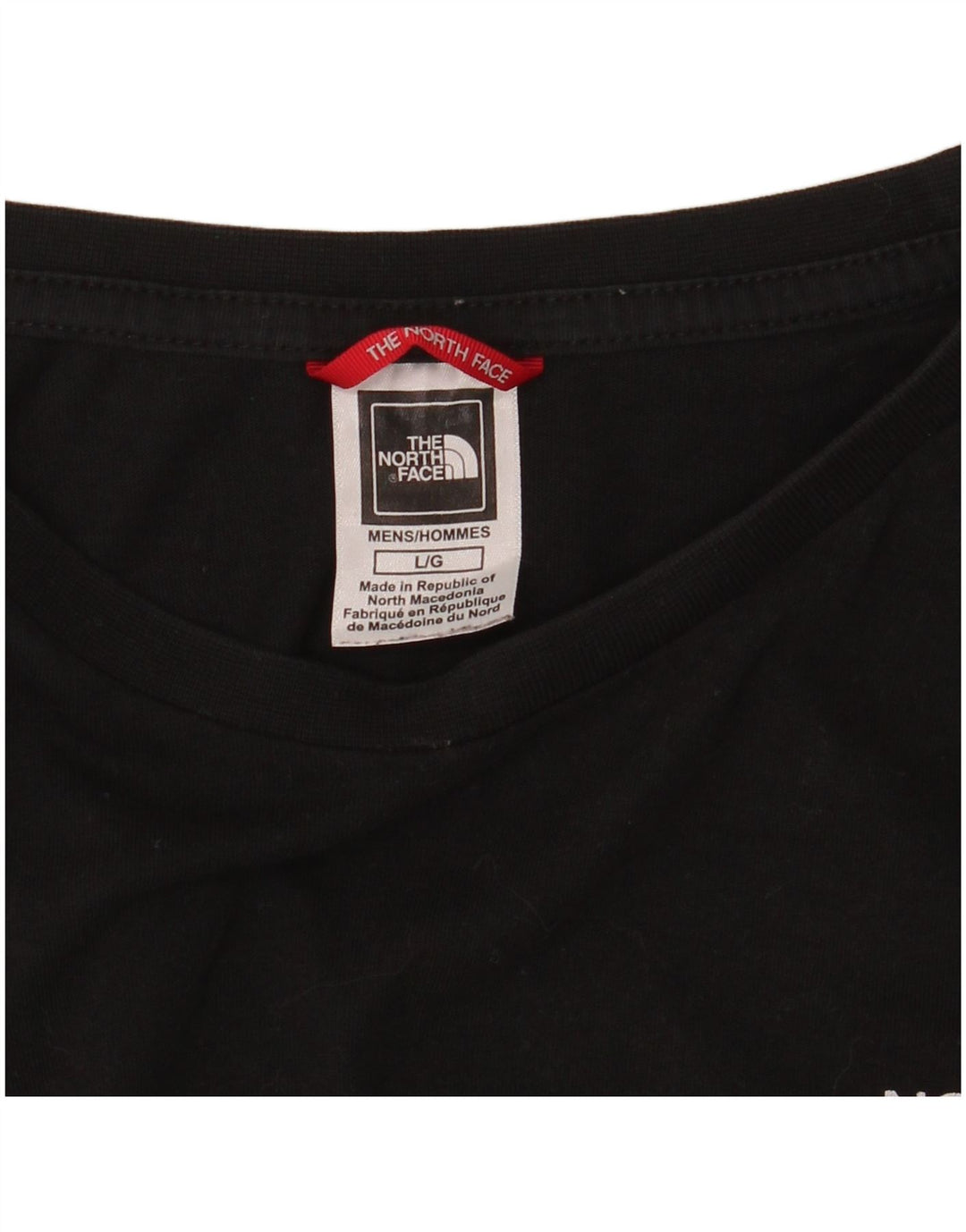 The North Face Herren-T-Shirt mit Grafik, Größe L, Schwarz