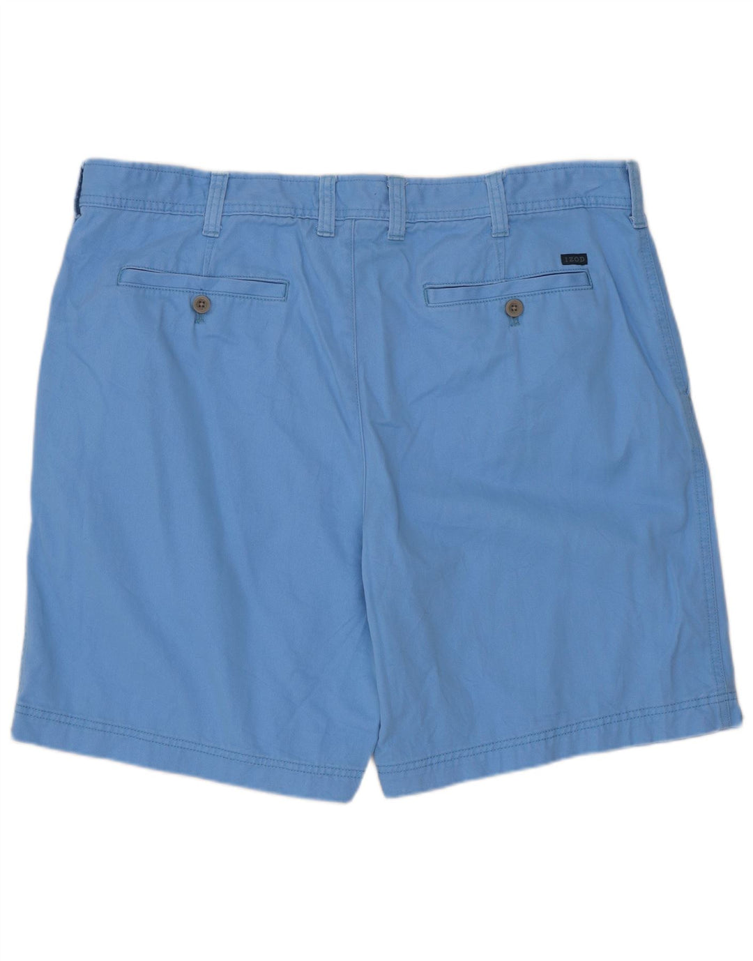 Izod Herren Chinoshorts W40 XL Blaue Baumwolle