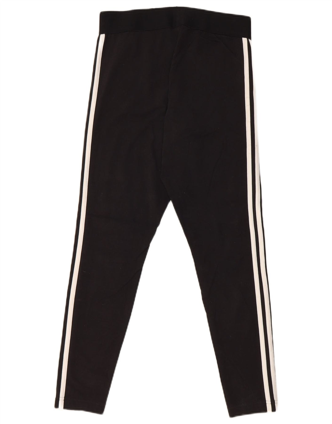 Adidas Damen Leggings UK 12/14 Mittelschwarze Baumwolle