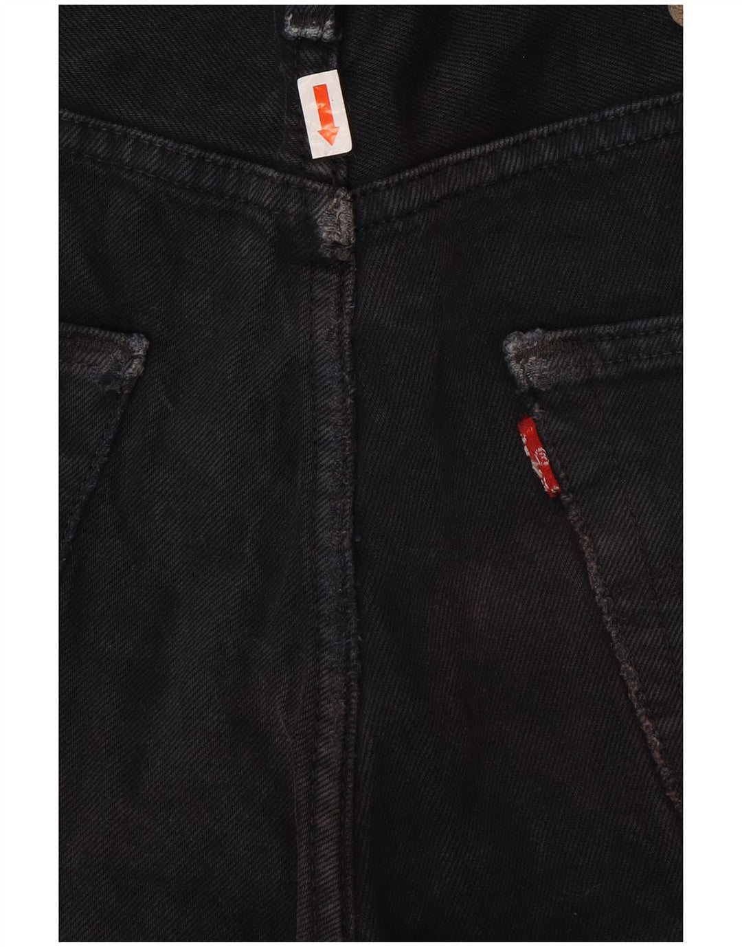 LEVI'S Herren 501 Denim Shorts W32 Mittelschwarze Baumwolle