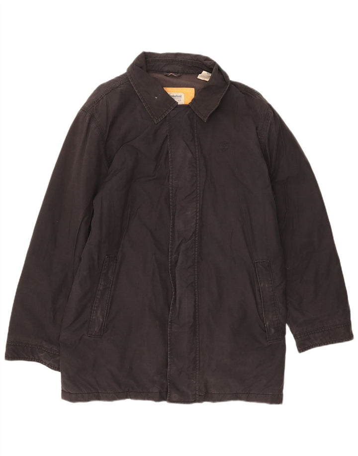 Timberland Herren Windjacke UK 36 Small Schwarz Baumwolle