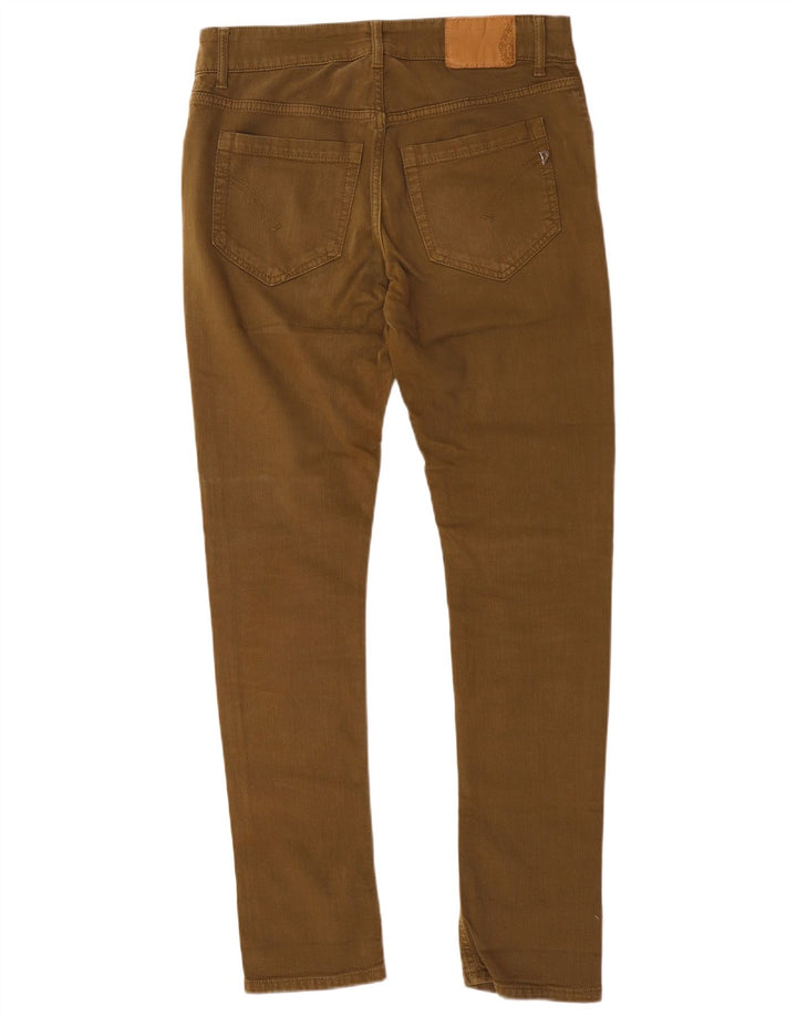 Vintage Damen Slim Jeans W32 L31 Braune Baumwolle