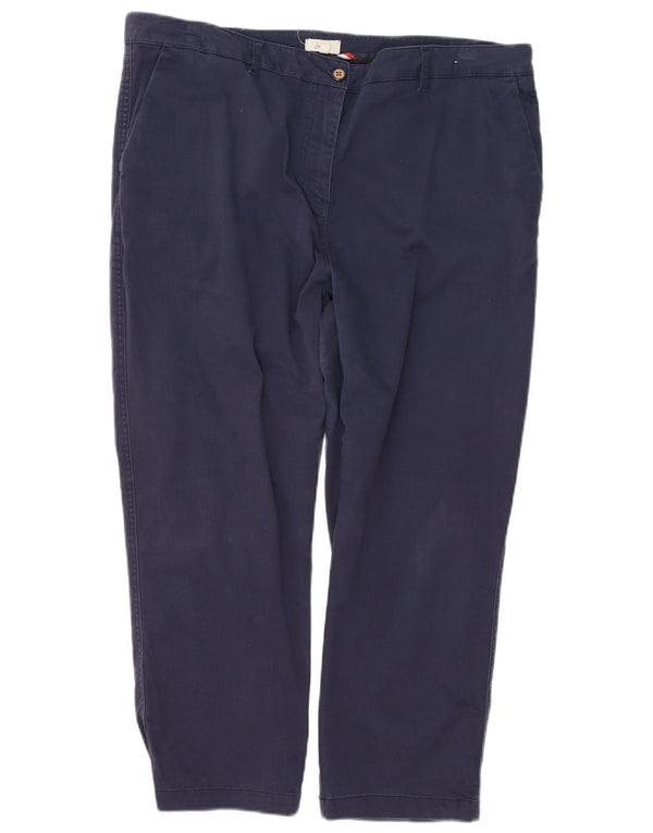 Joules gerade Chino-Hose für Damen, UK 18, XL, W38, L25, Marineblau, Baumwolle