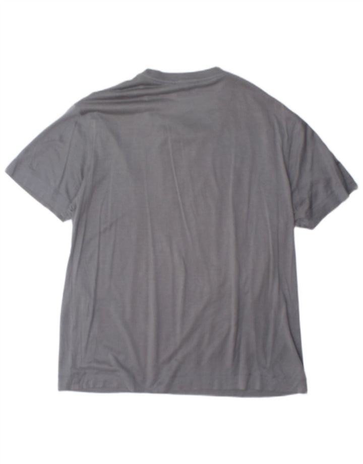Emporio Armani Herren T-Shirt Top Large Grau Lyocell