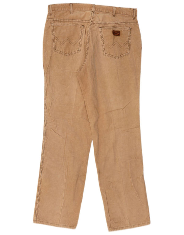 WRANGLER Herren Texas Straight Cordhose W36 L31 Beige Baumwolle