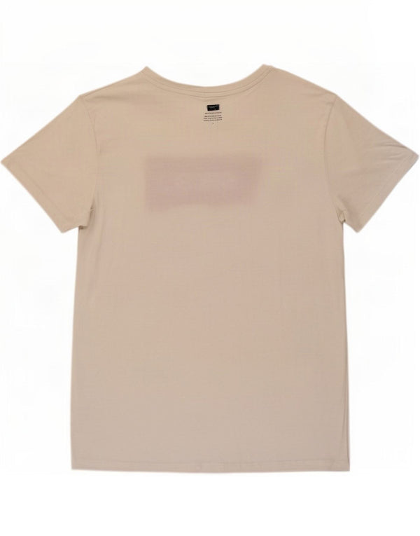 Levi's Damen-T-Shirt mit Grafik, UK 12, mittelweiße Baumwolle