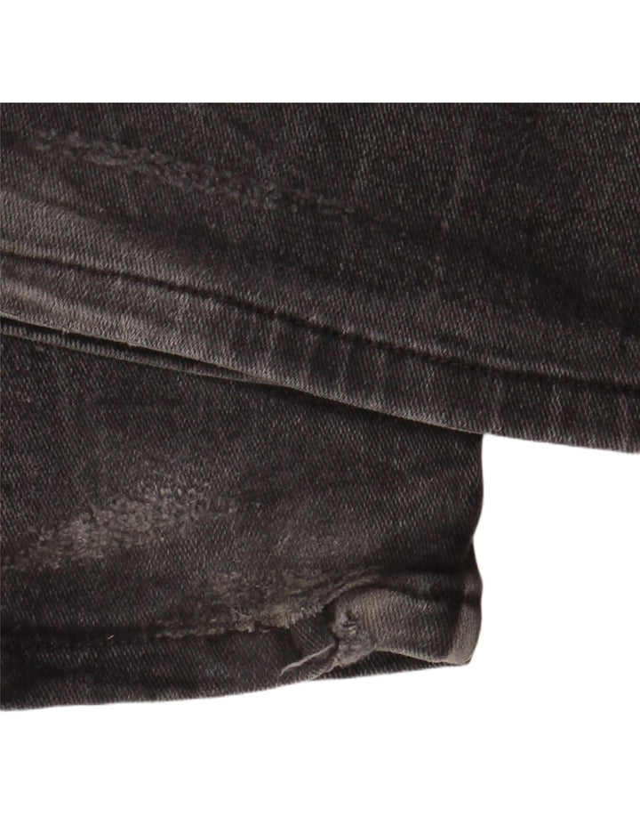Wrangler Herren Texas Stretch Straight Jeans W38 L32 Graue Baumwolle