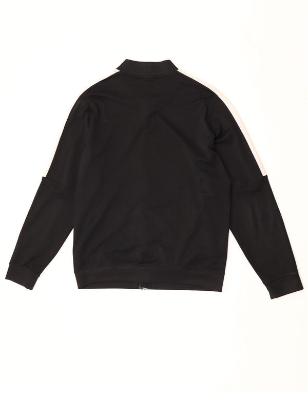 NIKE Dri-Fit-Trainingsanzug-Top-Jacke für Jungen, 13–14 Jahre, XL, Schwarz, Farbblock