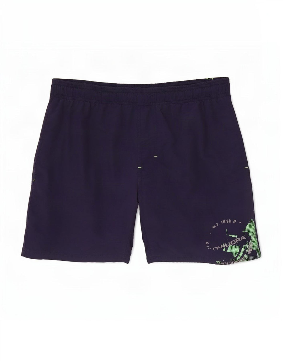 Diadora Herren-Badeshorts mit Grafik, mittelgroß, marineblau, Polyamid
