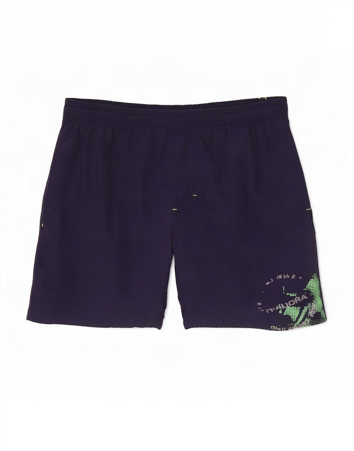 Diadora Herren-Badeshorts mit Grafik, mittelgroß, marineblau, Polyamid