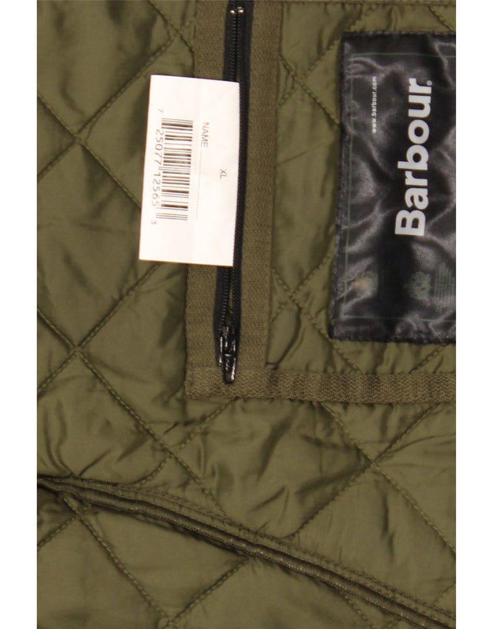 Barbour Herren Steppjacke UK 42 XL Grün Polyester