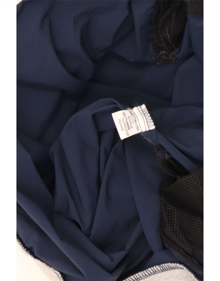 Vintage Herren-Pullover-Trainingsanzug mit Reißverschluss, 2XL, Marineblau, Farbblock