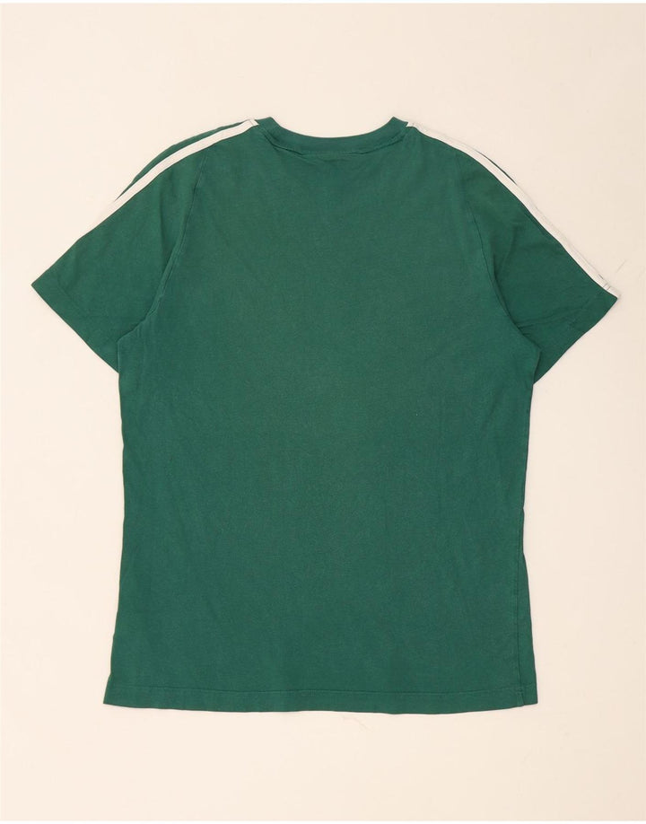 Adidas Herren T-Shirt Top mittelgrüne Baumwolle