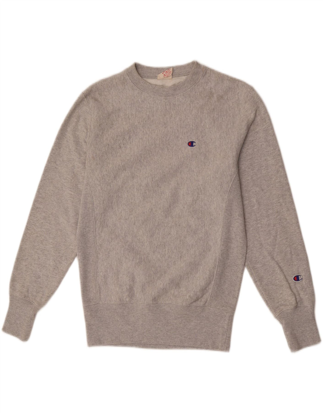Champion Herren Reverse Weave Sweatshirt Pullover Small Grau Baumwolle