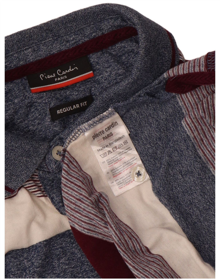 Pierre Cardin Herren-Poloshirt mit normaler Passform, mittelgroß, mehrfarbig gestreift